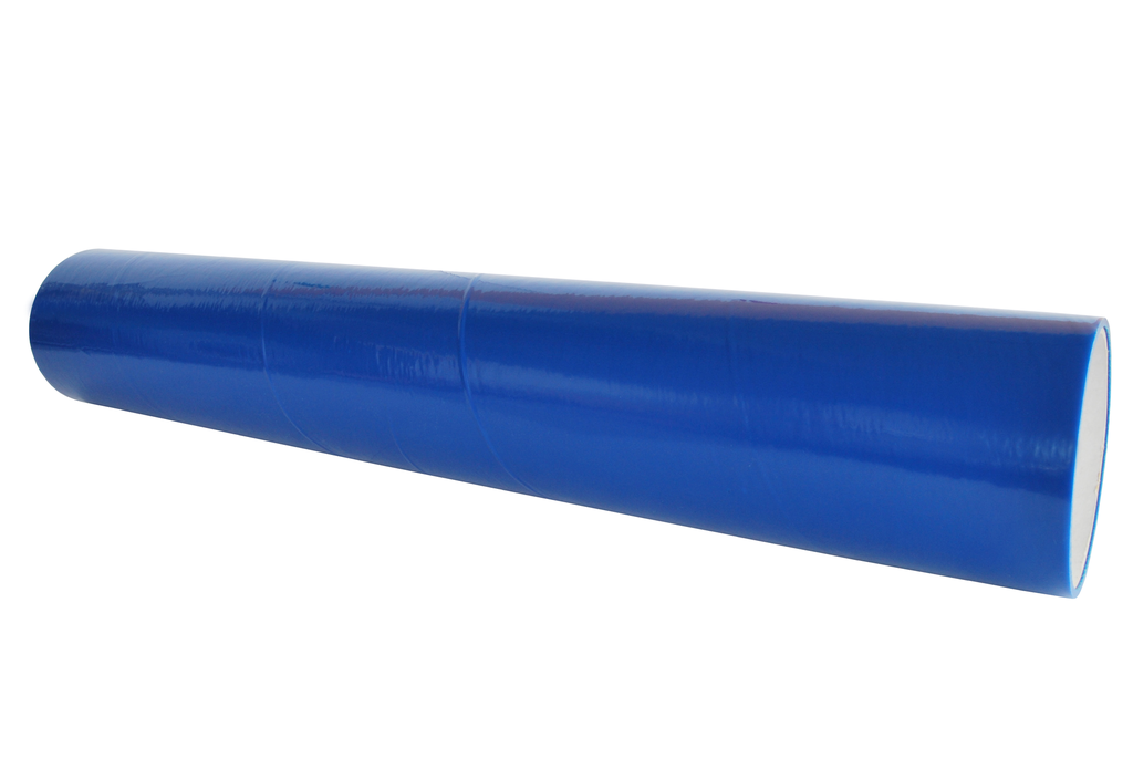 Zelfklevende beschermfolie blauw 50cm x 75m 