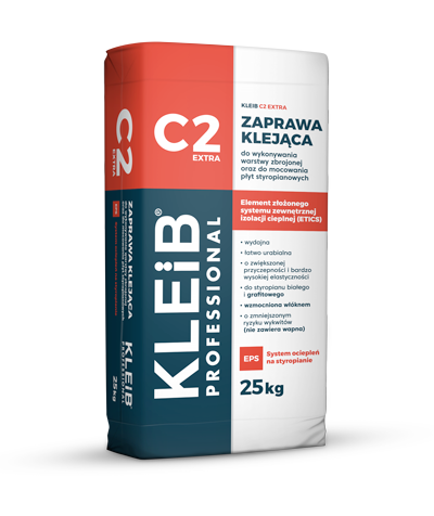 [FIN/KC2] KLEIB C2 EXTRA ADHESIVE MORTAR EPS