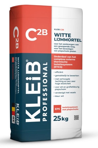 [FIN/KC2B] KLEIB C2B WHITE ADHESIVE MORTAR